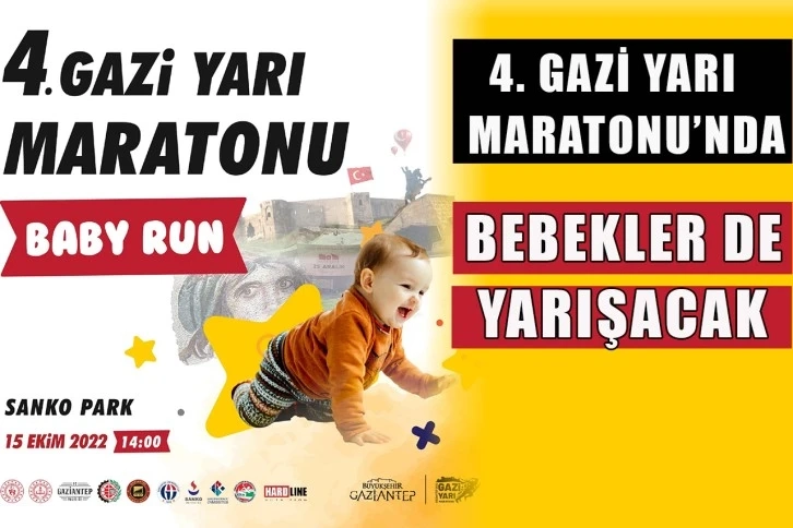 4. Gazi Yarı Maratonu’nda bebekler de yarışacak