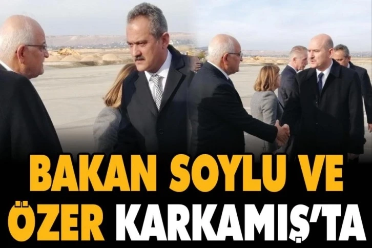 Bakan Soylu ve Özer Karkamış'a geldi