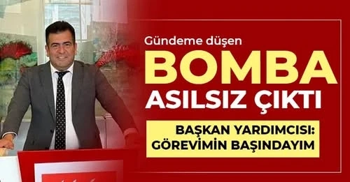 Başkan yardımcısı: Görevimin başındayım