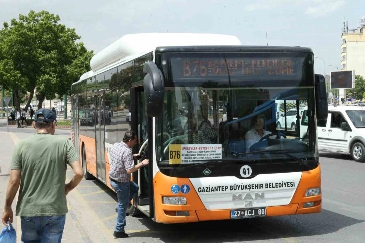 Büyükşehir’in ulaşım hizmetleri bayram dolayısıyla 5 gün boyunca ücretsiz