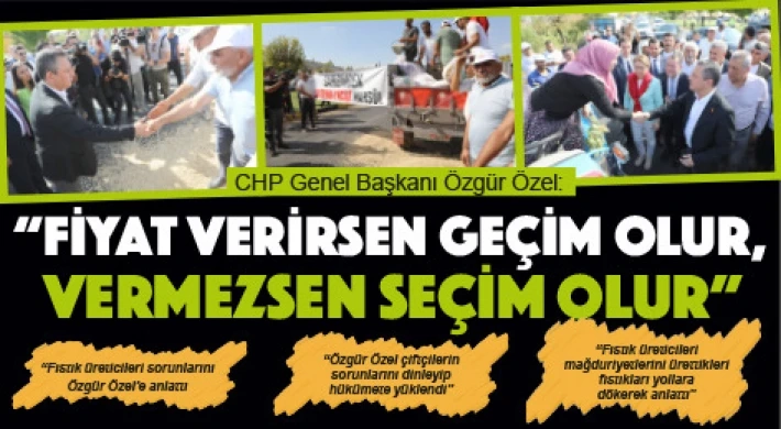 CHP'li Özgür Özel Gaziantep'te çiftçilerin sorunları dinleyip hükümete yüklendi