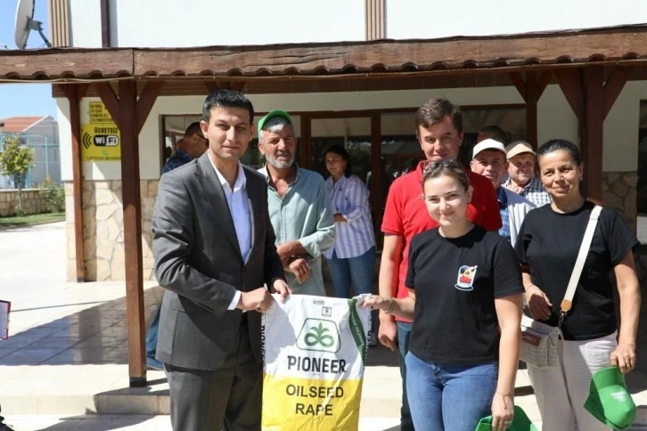 Çifteler’de kanola tarımı yükseliyor