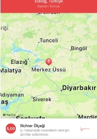 Elazığ’da korkutan deprem…