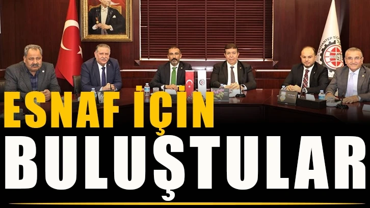 Esnaf için buluştular