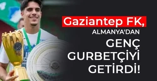 Gaziantep FK'ya genç transfer