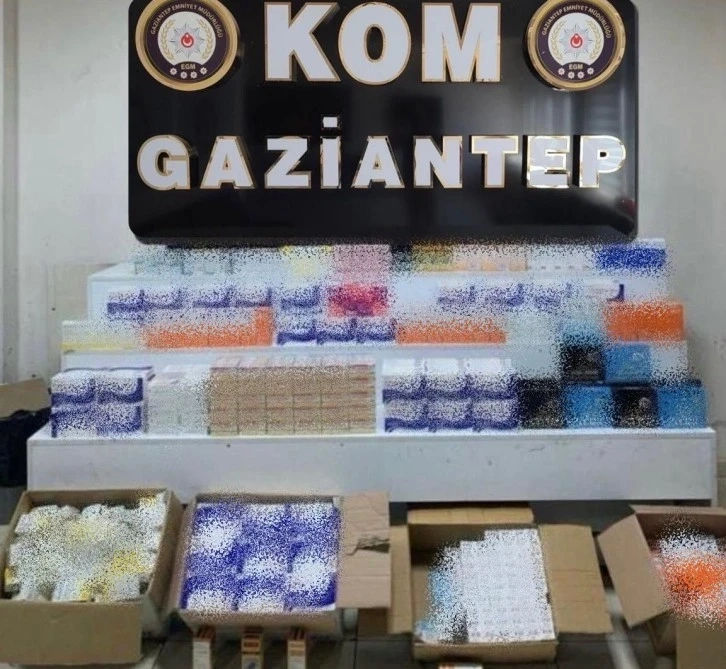 Gaziantep'te 192 bin 551 kaçak ilaç ele geçirildi