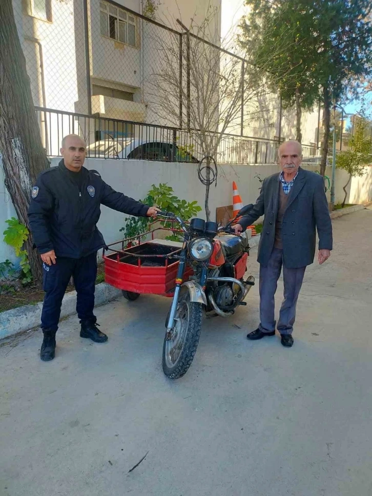 Gaziantep’te 22 yıl önce çalınan motosiklet bulundu