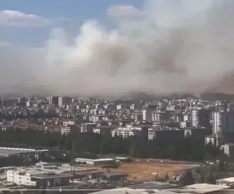 Gaziantep'te dumanlar yükseliyor!