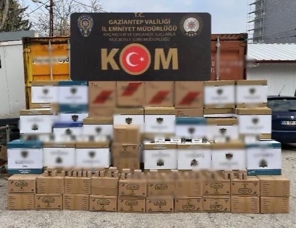 Gaziantep’te kaçak sigara operasyonu: 4 şüpheli yakalandı