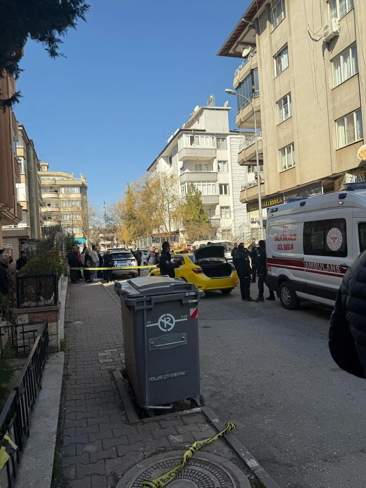 Gaziantep’te taksi durağına silahlı saldırı