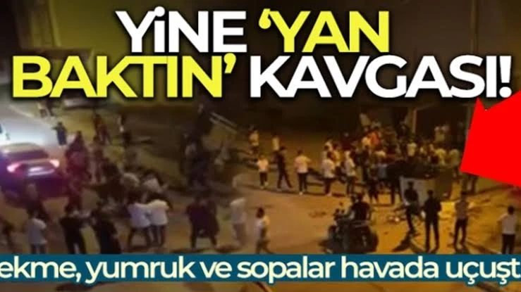 Gaziantep'te yan baktın kavgası, 2 yaralı