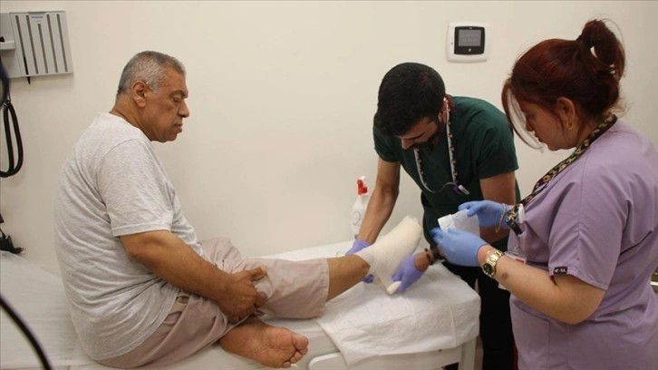 Gaziantep'teki bölgenin tek yara bakım servisinde 2 bin 65 hasta tedavi gördü