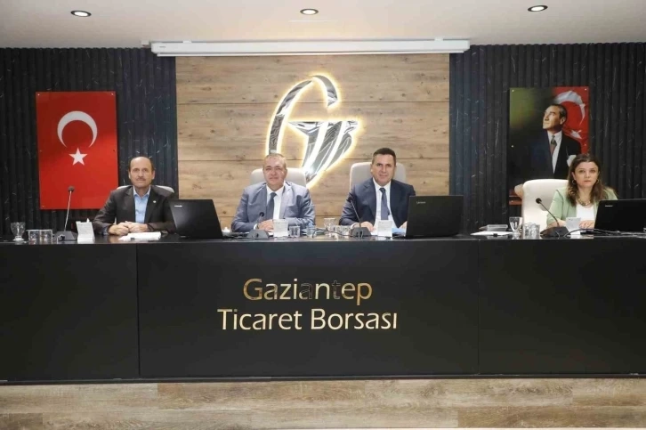 Gaziantep Ticaret Borsası  eylül ayı meclis toplantısı yapıldı