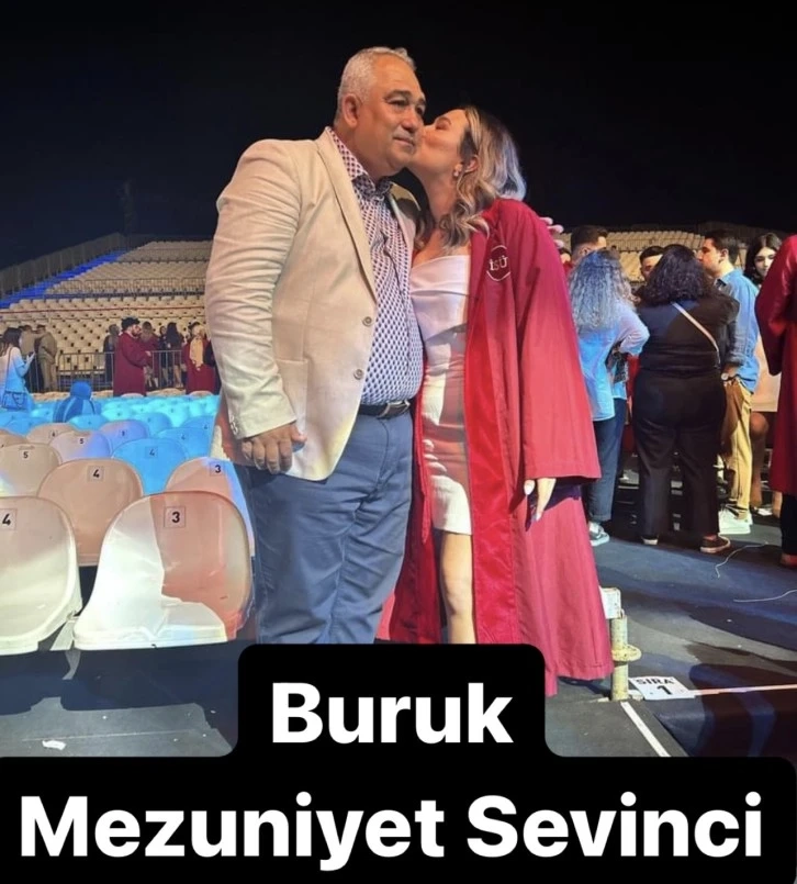 Gaziantepli Depremzede babanın buruk mezuniyet sevinci.