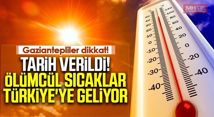 Gazianteplilere bu sefer de aşırı sıcak uyarısı