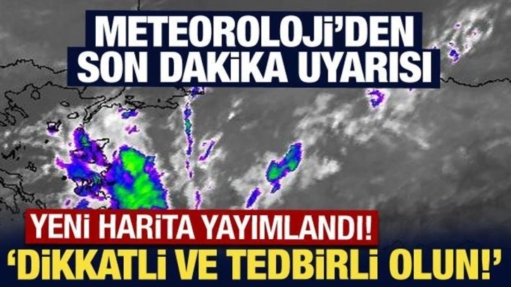 Günler sonra geldi: Meteoroloji'den son dakika kuvvetli yağış uyarısı!