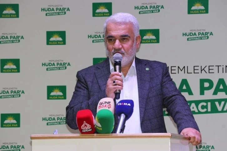 HÜDA PAR Genel Başkanı Yapıcıoğlu: Menfaat üzerine dönen siyaset canavarlıktırTamam