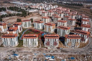 İslahiye'deki Deprem Konutları Havadan Görüntülendi