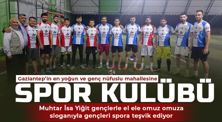 Kuzeyşehirli gençler için spor kulübü