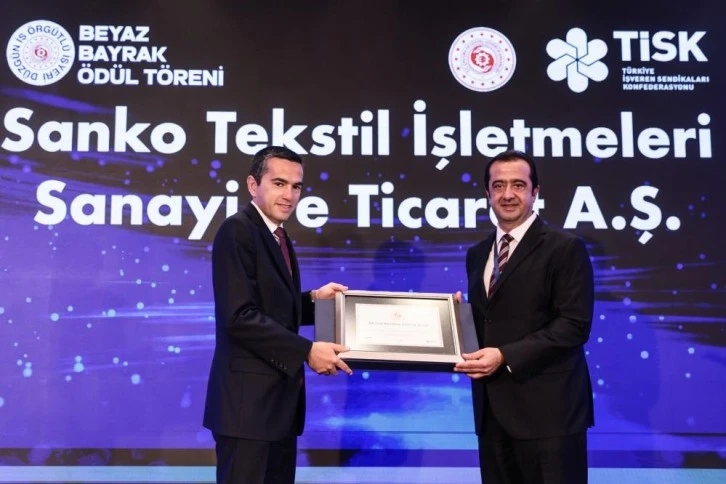 SANKO Tekstil “Beyaz Bayrak” kazanan ilk iş yerleri arasında