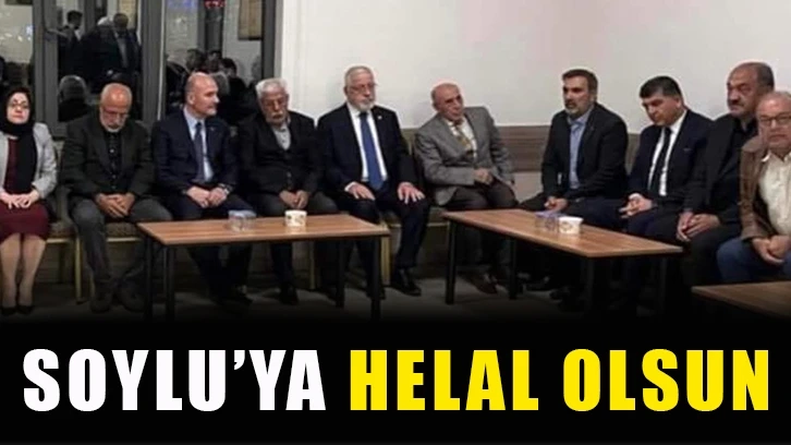 Soylu’ya helal olsun