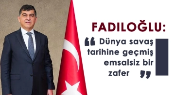 Başkan Fadıloğlu’nun Zafer Bayramı Mesajı