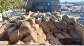 Çan’da 998 kilo tütün ele geçirildi