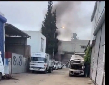 Gaziantep’i yoğun dumanlar kapladı !