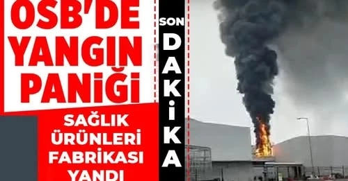 Gaziantep OSB’de yangın