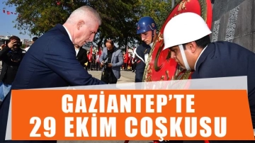 Gaziantep’te 29 Ekim coşkusu