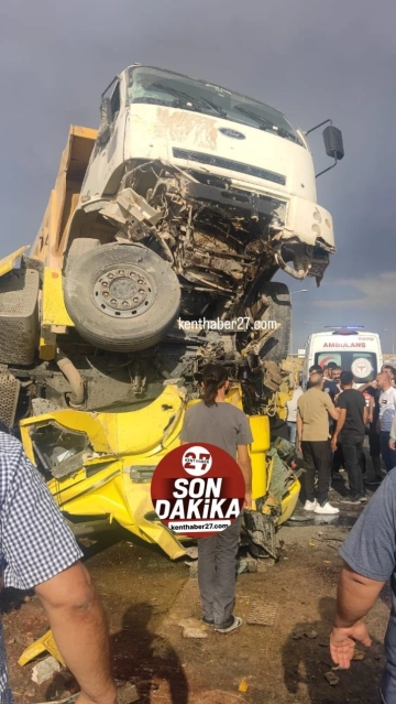 Gaziantep’te feci kaza.. 1’i ağır 2 yaralı