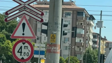 Gaziantep'te görülmeyen trafik lambası