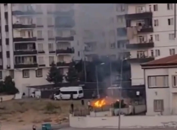 Gaziantep'te kız isterken binayı yakıyorlardı