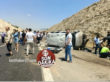Gaziantep yolunda feci kaza. 2’si ağır 6 yaralı