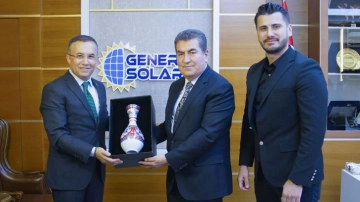 General Solar’a teşekkür belgesi