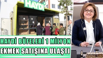 Haydi Büfeleri 1 milyon ekmek satışına ulaştı