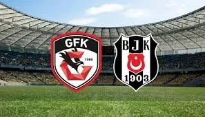 İlk Yarı Sona Erdi! Gaziantep FK - Beşiktaş : 0 - 1