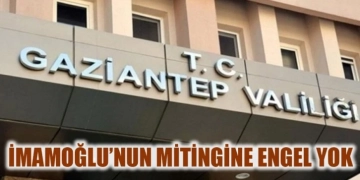 İmamoğlu miting alanı herkes gibi tabakhane. Mitingine engel yok