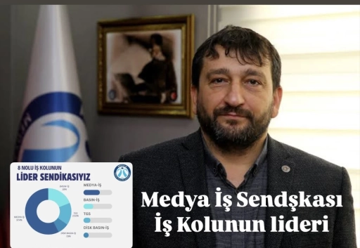 İş kolunun lideri Medya İş Sendikasının  Üye Sayısında müthiş artış.