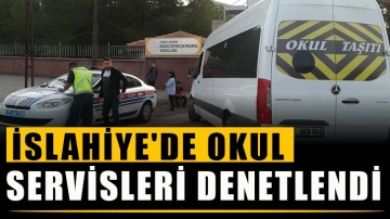 İslahiye'de Okul servisleri denetlendi