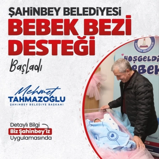 Mehmet Tahmazoğlu’ndan Ailelere Bebek Bezi Desteği Müjdesi