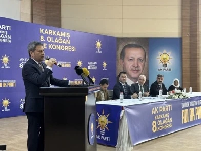 Milletvekili Ali Şahin, Karkamış AK Parti 8. Olağan Kongresinde Coşkulu Bir Katılım Gerçekleştirdi