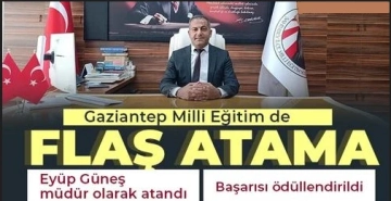 Şahinbey Milli Eğitime atama