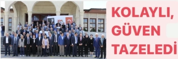 TGK Genel Başkanı Kolaylı, güven tazeledi.