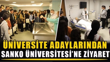 Üniversite adaylarından SANKO Üniversitesi’ne ziyaret